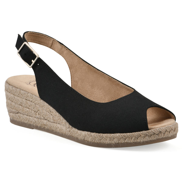summit by white mountain Maize Wedge - Black Fabric