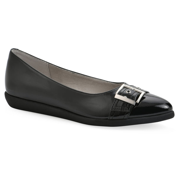 summit by white mountain Miliani Flat - Black Patent