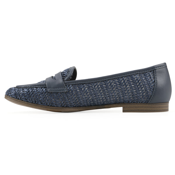 Summit By White Mountain North Loafer - Blue Raffia