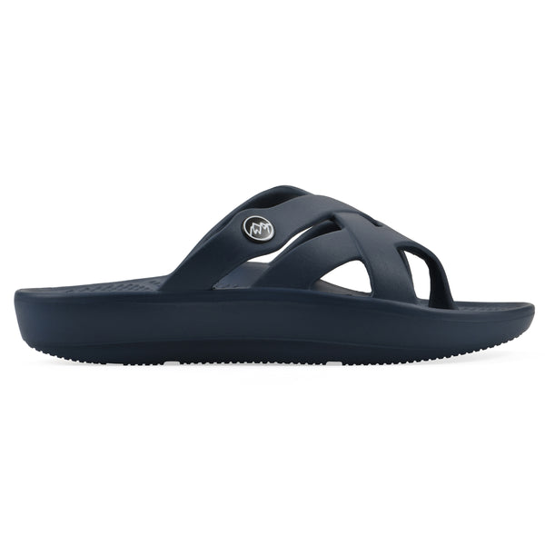 Summit By White Mountain Rip Recovery Sandal - Navy