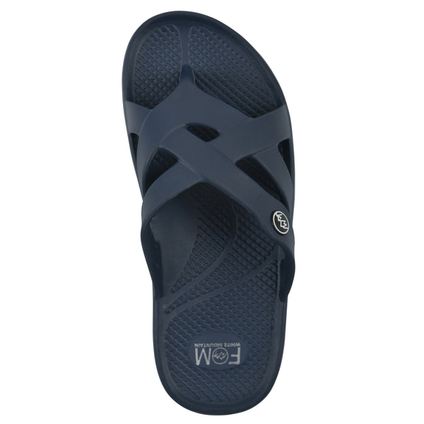 Summit By White Mountain Rip Recovery Sandal - Navy