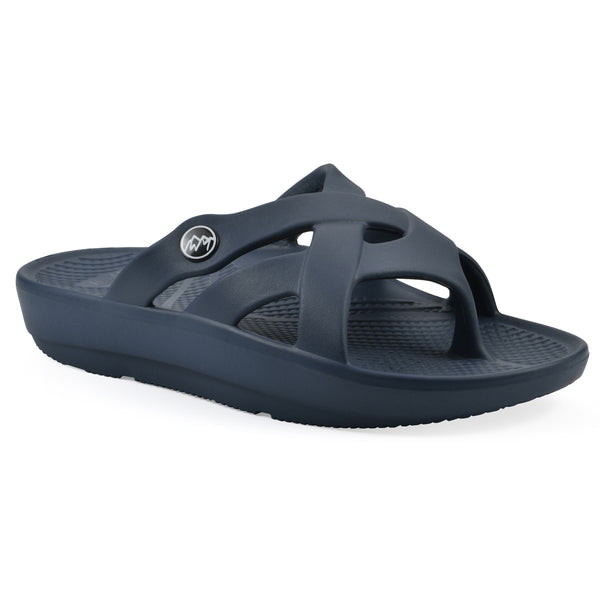 summit by white mountain Rip Recovery Sandal - Navy