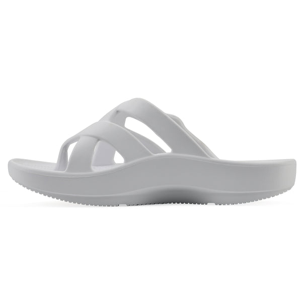 Summit By White Mountain Rip Recovery Sandal - White