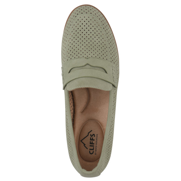 Summit By White Mountain Samson Loafer - Sage Fabric