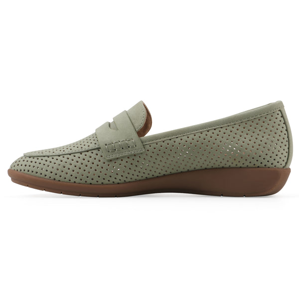 Summit By White Mountain Samson Loafer - Sage Fabric