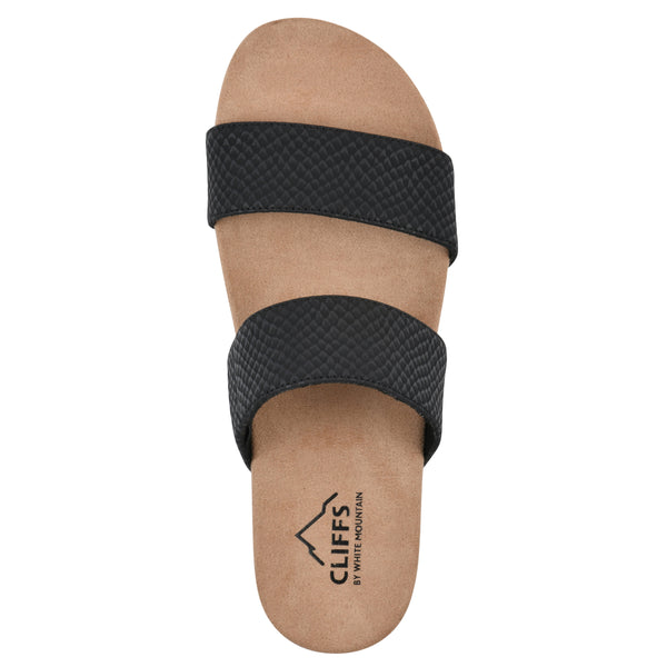 Summit By White Mountain Tahlie Sandal - Black