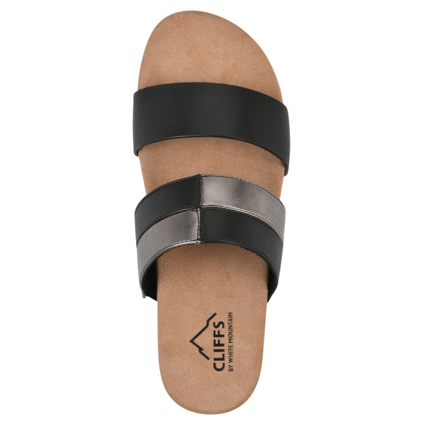 Summit By White Mountain Tammy Sandal - Black