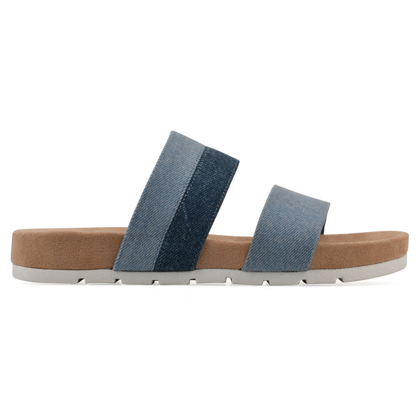 Summit By White Mountain Tammy Sandal - Blue Denim