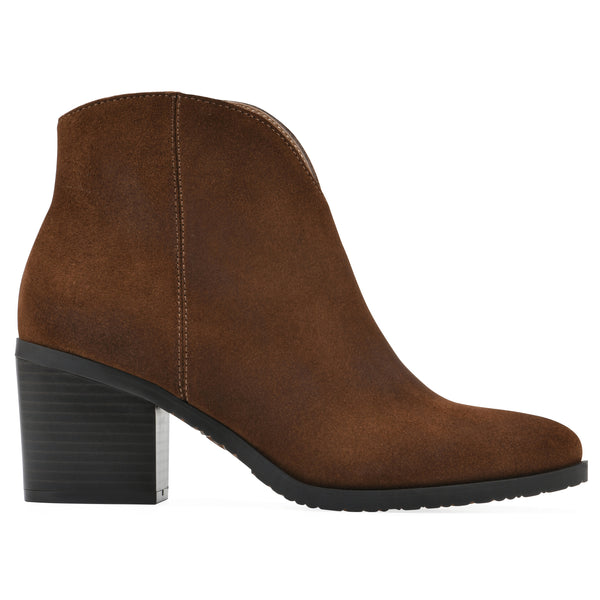 Summit By White Mountain Tattle Bootie - Hazel Suede
