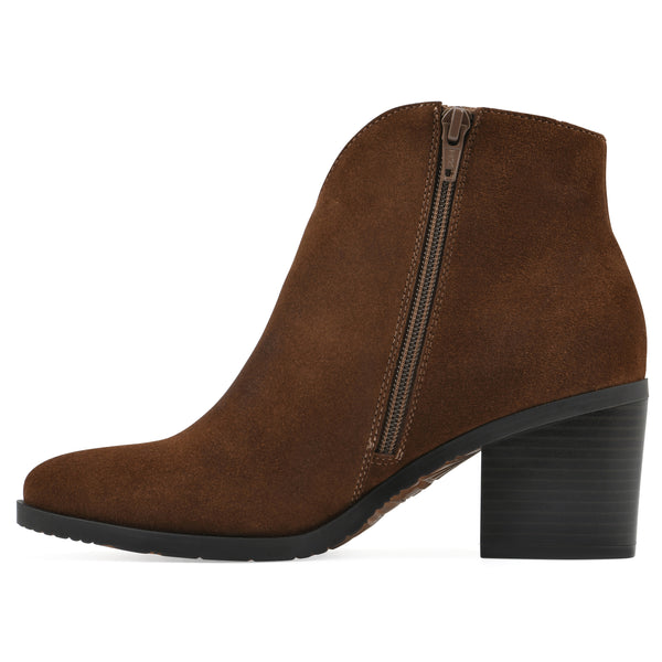 Summit By White Mountain Tattle Bootie - Hazel Suede