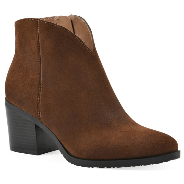 summit by white mountain Tattle Bootie - Hazel Suede