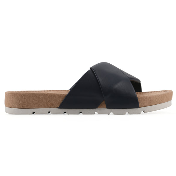 Summit By White Mountain Tincie Sandal - Navy