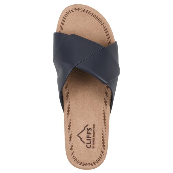 Summit By White Mountain Tincie Sandal - Navy