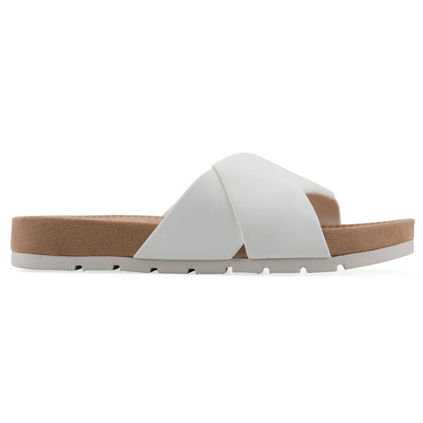 Summit By White Mountain Tincie Sandal - White