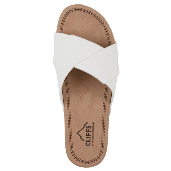 Summit By White Mountain Tincie Sandal - White