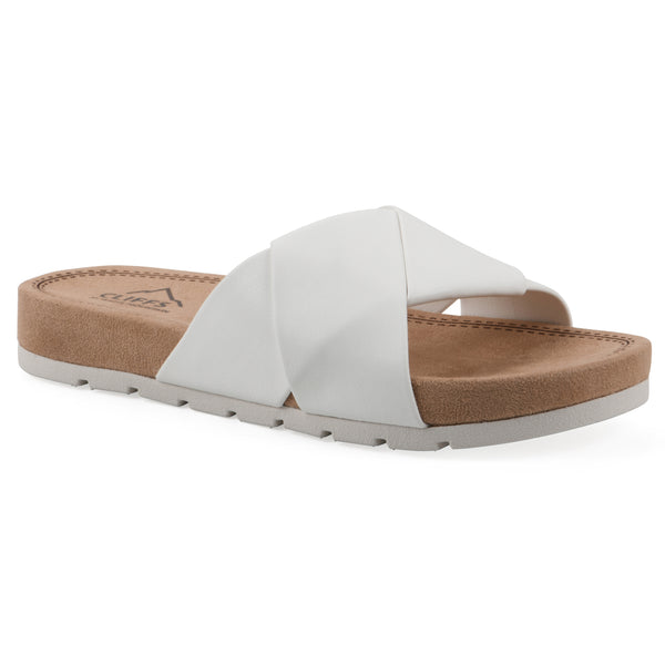 summit by white mountain Tincie Sandal - White