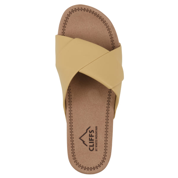 Summit By White Mountain Tincie Sandal - Yellow