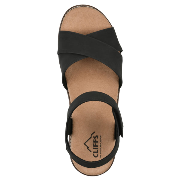 Summit By White Mountain Tinna Heeled Sandal - Black
