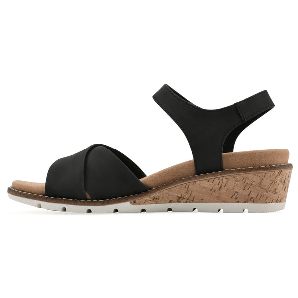 Summit By White Mountain Tinna Heeled Sandal - Black