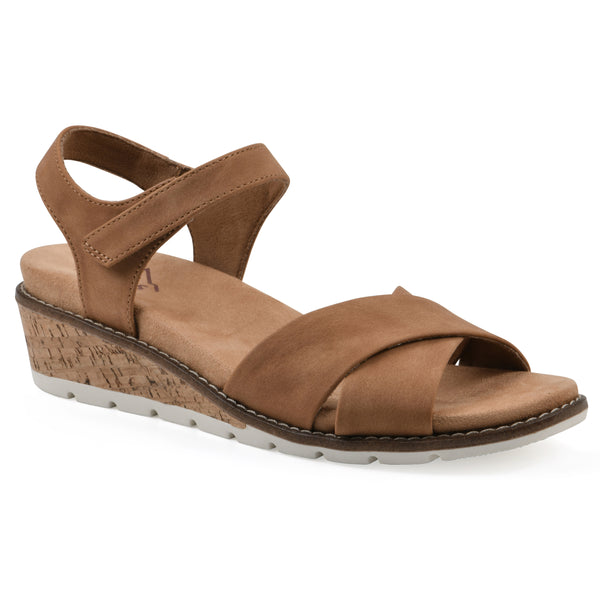 summit by white mountain Tinna Heeled Sandal - Tan