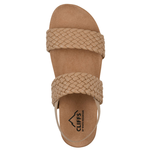 Summit By White Mountain Treat Sandal - Natural