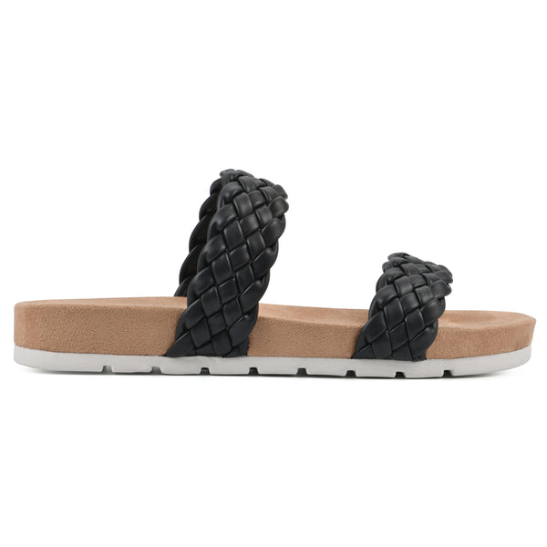 Summit By White Mountain Truly Sandal - Black