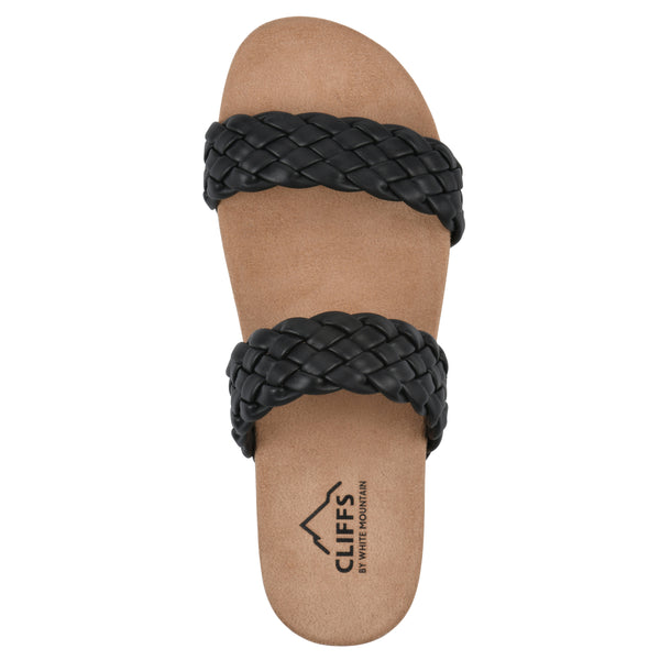 Summit By White Mountain Truly Sandal - Black