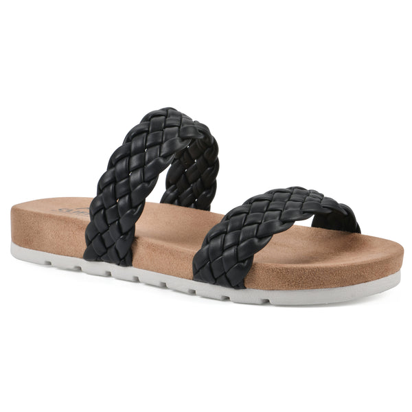summit by white mountain Truly Sandal - Black