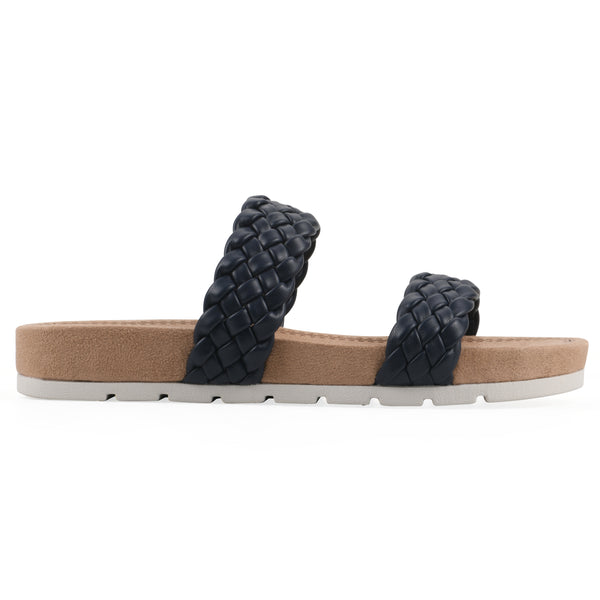 Summit By White Mountain Truly Sandal - Navy