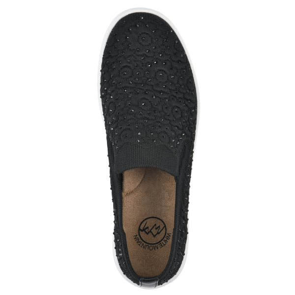 Summit By White Mountain Unit Sneaker - Black Fabric