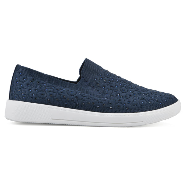 Summit By White Mountain Unit Sneaker - Navy Fabric
