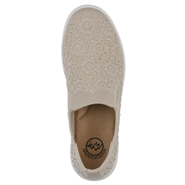 Summit By White Mountain Unit Sneaker - Taupe Fabric