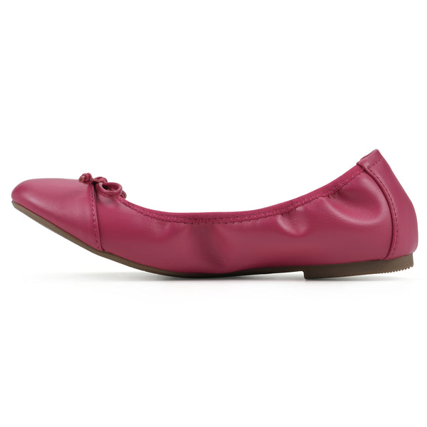 Summit By White Mountain Sunnyside II Flat - Super Pink Faux Leather