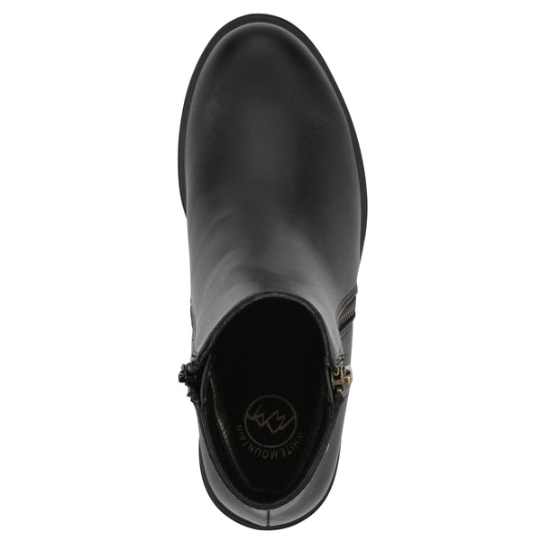 Summit By White Mountain Tahj Bootie - Black Faux Leather