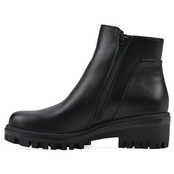 Summit By White Mountain Tahj Bootie - Black Faux Leather