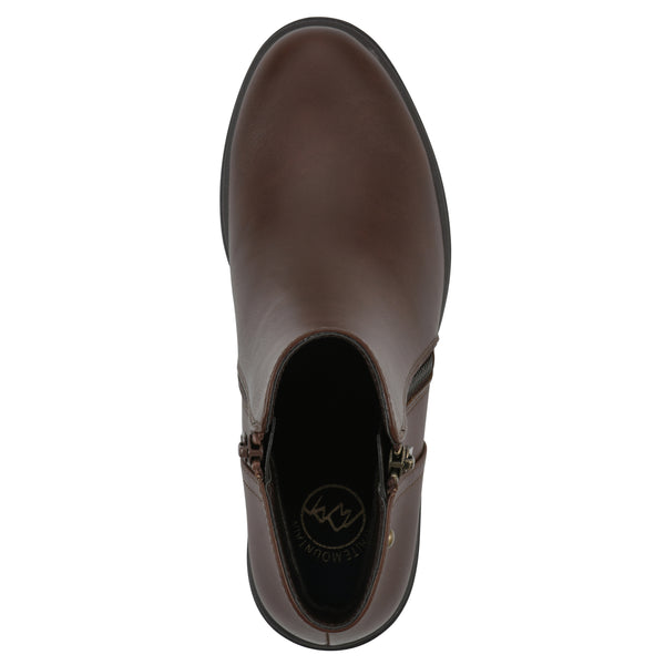 Summit By White Mountain Tahj Bootie - Mocha Faux Leather