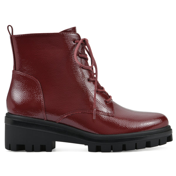 Summit By White Mountain Tappy Bootie - Cordovan Patent