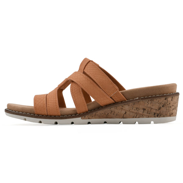 Summit By White Mountain Tinisha Heeled Sandal - Peach