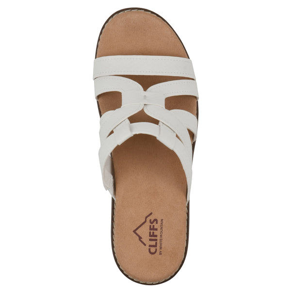 Summit By White Mountain Tinisha Heeled Sandal - White