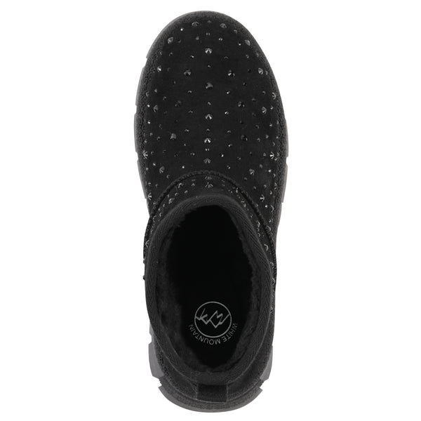Summit By White Mountain Tomas Bootie - Black Faux Suede