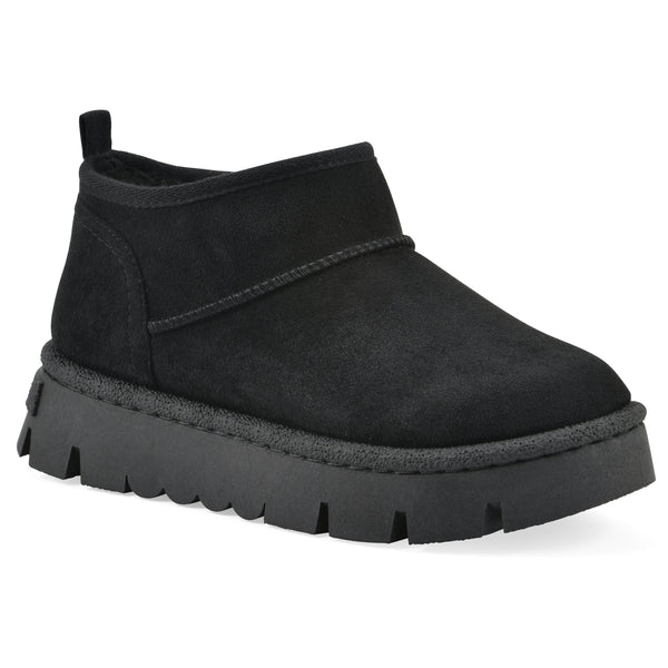 summit by white mountain Toree Bootie - Black Faux Suede