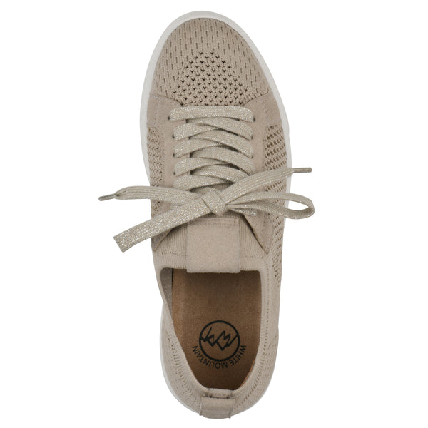 Summit By White Mountain Uncut Sneaker - Taupe Fabric