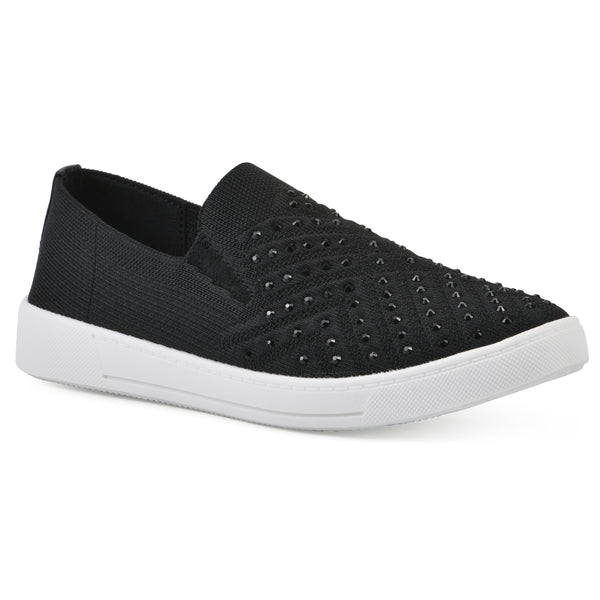 summit by white mountain Upbring Sneaker - Black Fabric