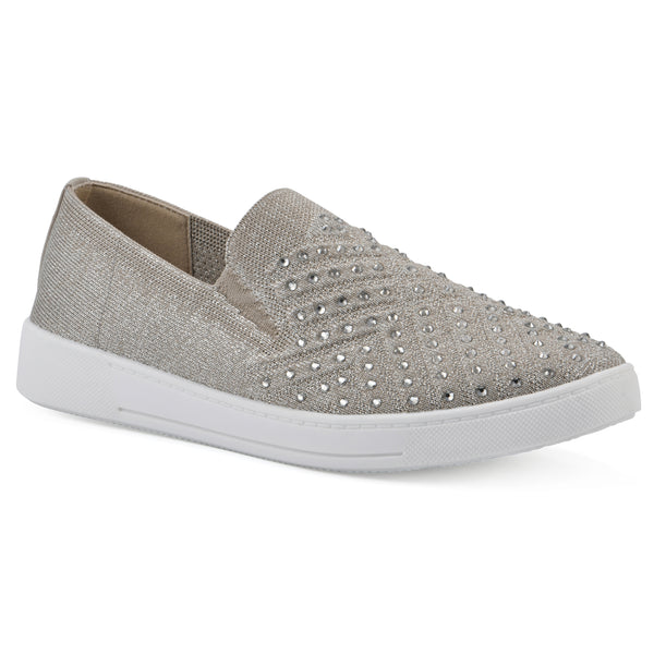 summit by white mountain Upbring Sneaker - Gold Fabric