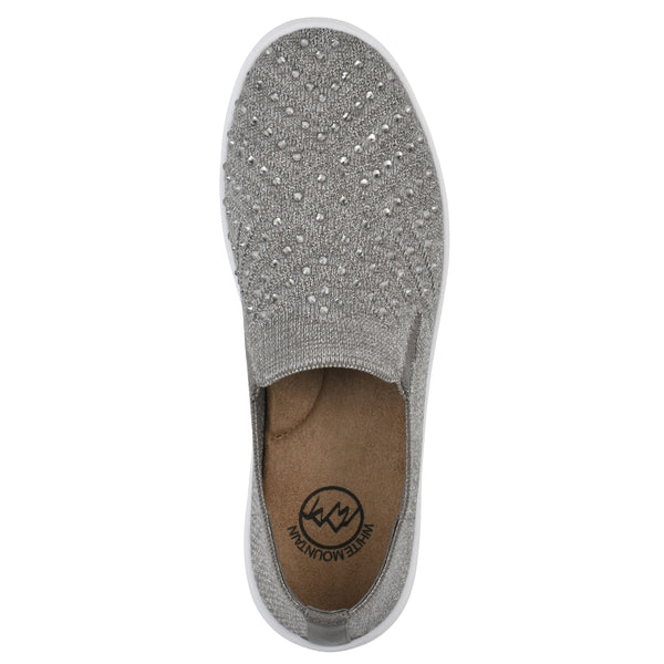 Summit By White Mountain Upbring Sneaker - Silver Fabric