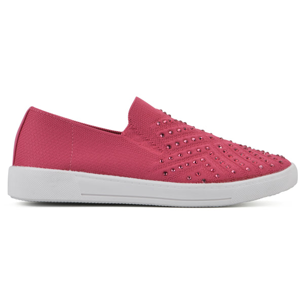 Summit By White Mountain Upbring Sneaker - Super Pink Fabric