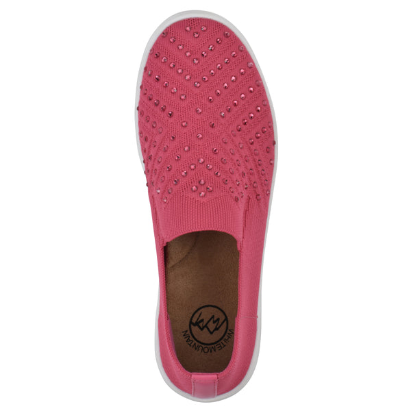 Summit By White Mountain Upbring Sneaker - Super Pink Fabric