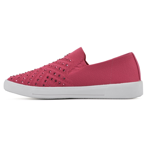 Summit By White Mountain Upbring Sneaker - Super Pink Fabric