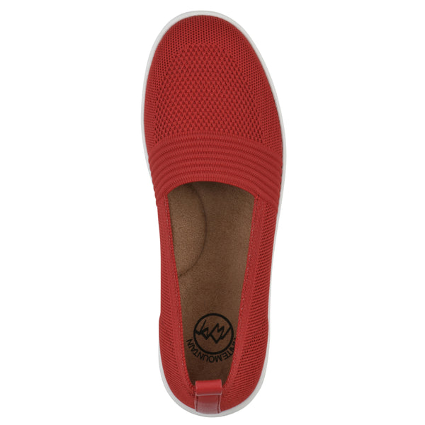 Summit By White Mountain Upright Sneaker - Cruella Red Fabric