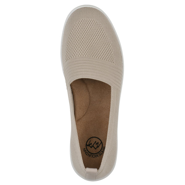 Summit By White Mountain Upright Sneaker - Taupe Knit Fabric